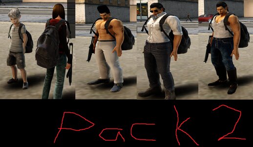 Characters with Bags in their Back #2