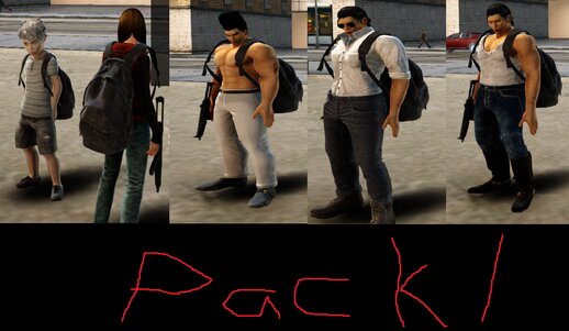 Characters with Bags in their Back #1 