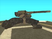Battle Gear (with gray camo) from Metal Gear Solid V: The Phantom Pain