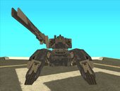 Battle Gear (with gray camo) from Metal Gear Solid V: The Phantom Pain