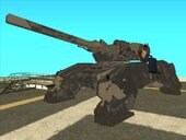 Battle Gear (with gray camo) from Metal Gear Solid V: The Phantom Pain