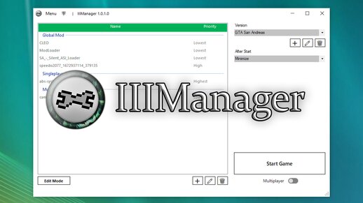 IIIManager (GTA Mod Manager)