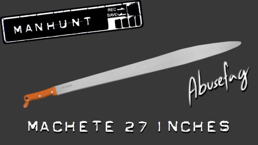 MANHUNT Machete 27 Inches