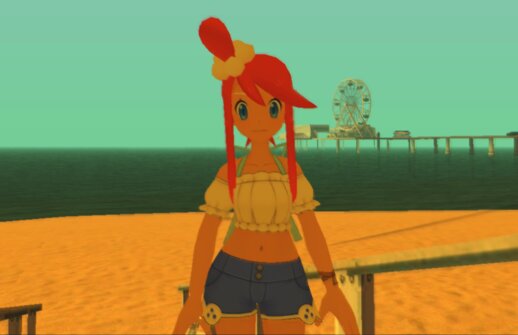 Skyla (Summer) from Pokemon Masters