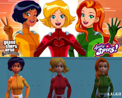 Totally Spies! Skins pack