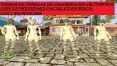Murdoc Niccals de Gorillaz de colaboración de Fortnite CON EXPRESIONES FACIALES EN BOCA