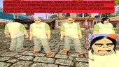 TattoXtreme con el estilo 2D de Gorillaz de colaboración de Fortnite CON EXPRESIONES FACIALES EN BOCA Y CEJAS con y sin Gafas Brazos adaptados a Texturas de Personajes Gta 5