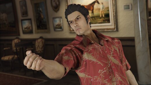 Yakuza 3 Kiryu [Add-On Ped, LODs, Blood Maps]