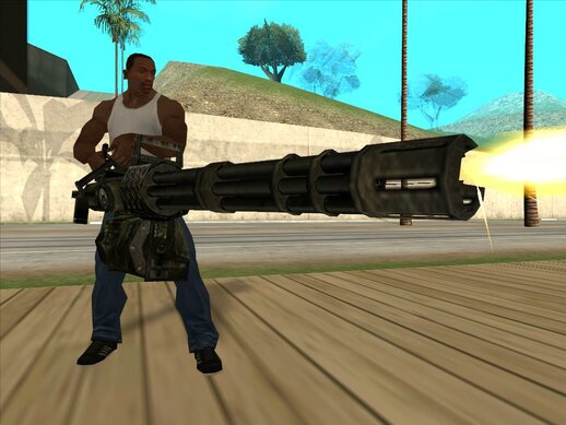 Minigun (futuristic) from Terminator 3: The Redemption (Gamecube)