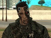 T-850/Arnold Schwarzenegger (damaged and with costume 1) from Terminator 3: The Redemption (Gamecube)