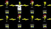 Skin del Niño Ratta (Rodolfo González) personaje de EL NEGAS con 7 tipos de Camisetas intercambiables con gorro de navidad con bandana de Naruto y sin gorros