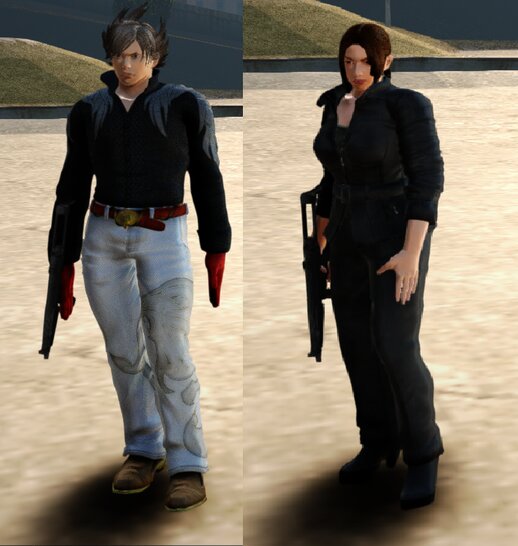 Chang and Lars from Tekken 