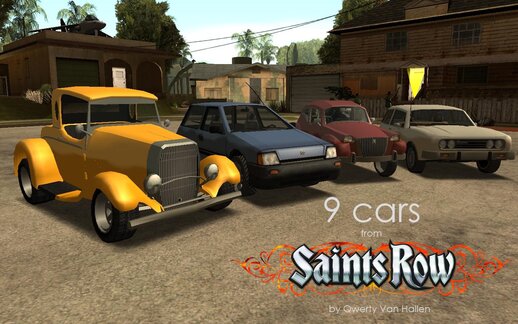 11 Cars from Saints Row 1&2
