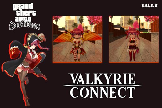 V Tuber Houshou Marine from Valkyrie Connect