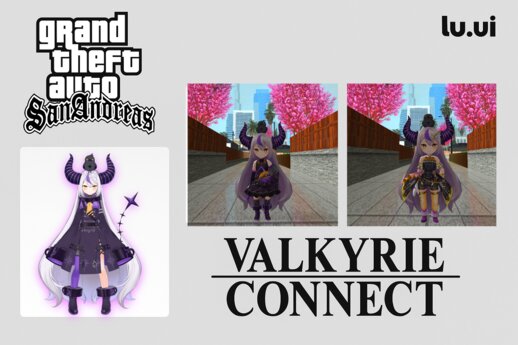 V Tuber La + Darkness from Valkyrie Connect