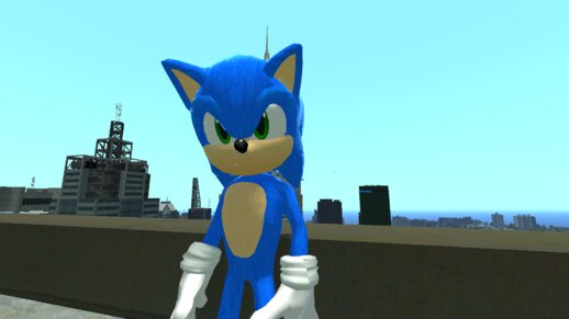 Movie Sonic from Sonic Dash