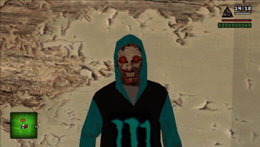 Cara Del Joker Sobre La Mascara