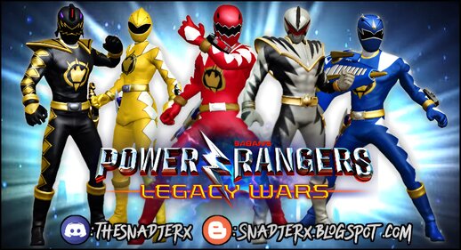 Power Rangers Dino Thunder Skin Pack (Legacy Wars)