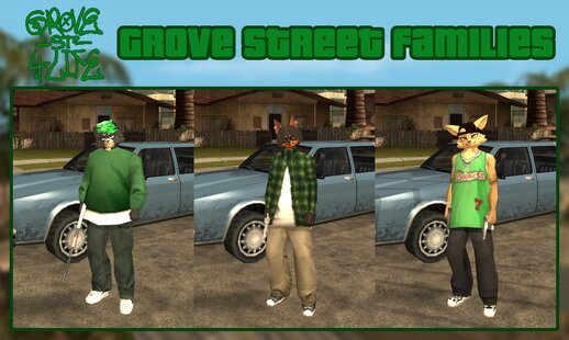 Los Santos Gang Members [FURRY]