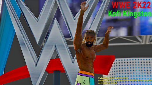 Kofi Kingston | WWE 2K22 (Add-On Ped)