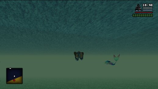 Mermaid In The Sea