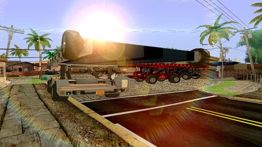 Conveyor Crane o Banda Conveyor del juego Just Cause 4 con luces funcionales y colores primario y secundario intercambiables y buenas colisiones para transportar otros vehículos 