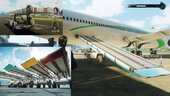 Conveyor Crane o Banda Conveyor del juego Just Cause 4 con luces funcionales y colores primario y secundario intercambiables y buenas colisiones para transportar otros vehículos 